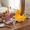 3D Printed Water Splash Trinket Holder Wave Shaped Earring Necklace Storage Dish  Bedroom