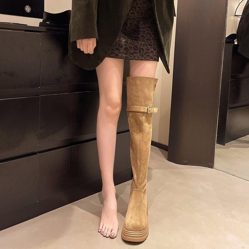 Tall thick heel new outer wear long boots thin thick sole fashion boots autumn and winter high heel women's knee boots