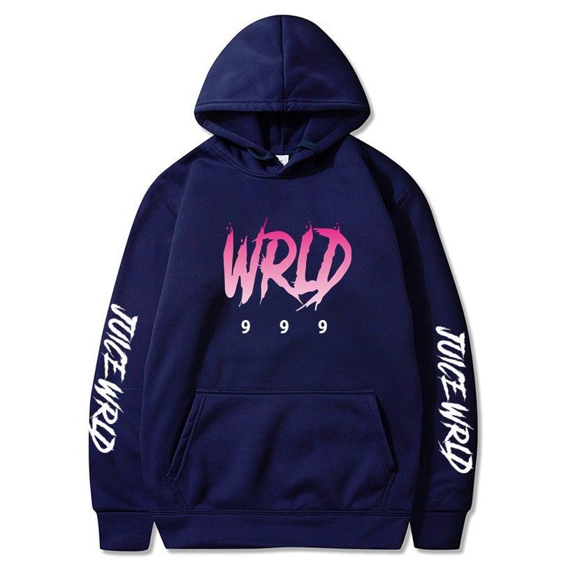 New hot sweater singer juice wrld print street popular men's and women's autumn and winter hoodie