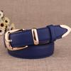 1PC Moda Donna Cinture in Pelle Fibbia in Oro di Alta Qualità Migliori Cinture da Abito in Jeans Abbinate per Donna