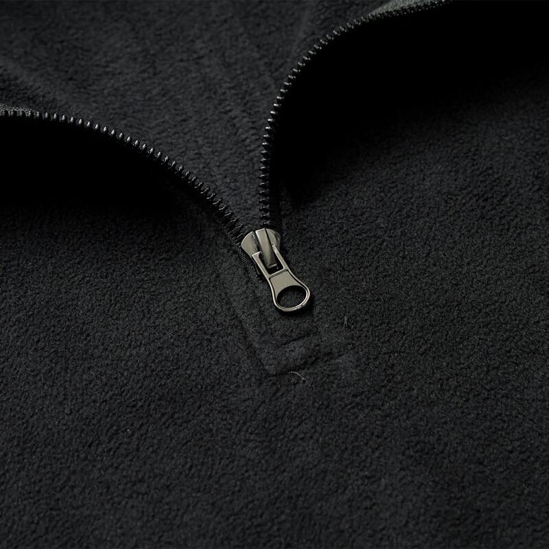 XueZhongFei Men's Half-Zip Fleece Stand-Collar Jacket