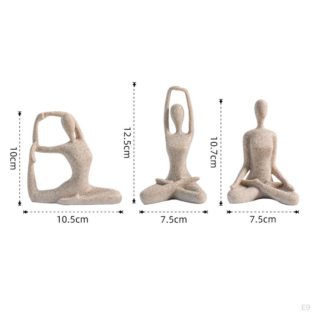 Statue for Women, 3 Pieces, Figurine, Modern And Creative Resin Craft Sculpture, Ornament