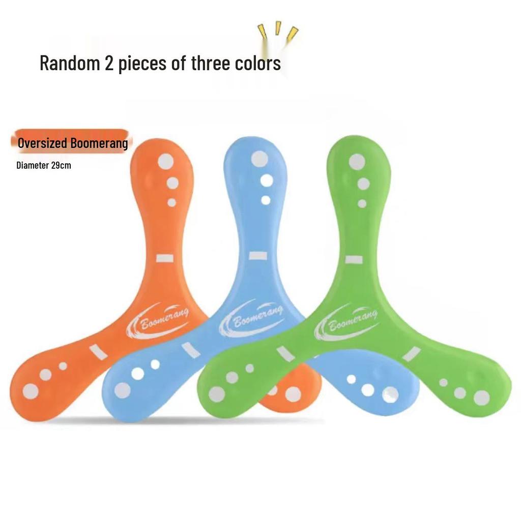 Kids' EVA Foam Hand-thrown Boomerang: Soft 3-Blade Frisbee Toy for Outdoor Play, Ages 6+