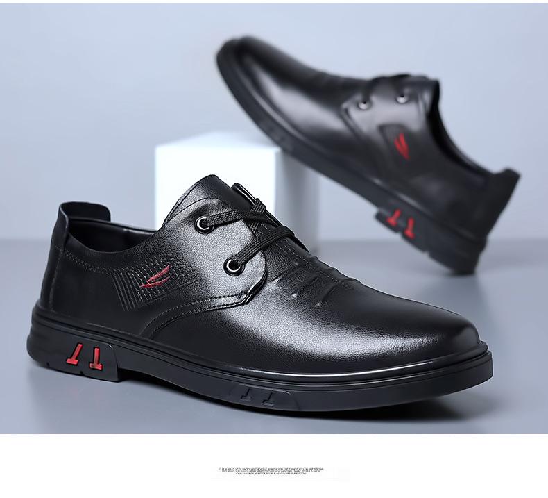 FashionSoft Driving Shoes for Men with Soft Soles Fashion Casual New Designer Black Spring Autumn Leather Shoes Male Loafers