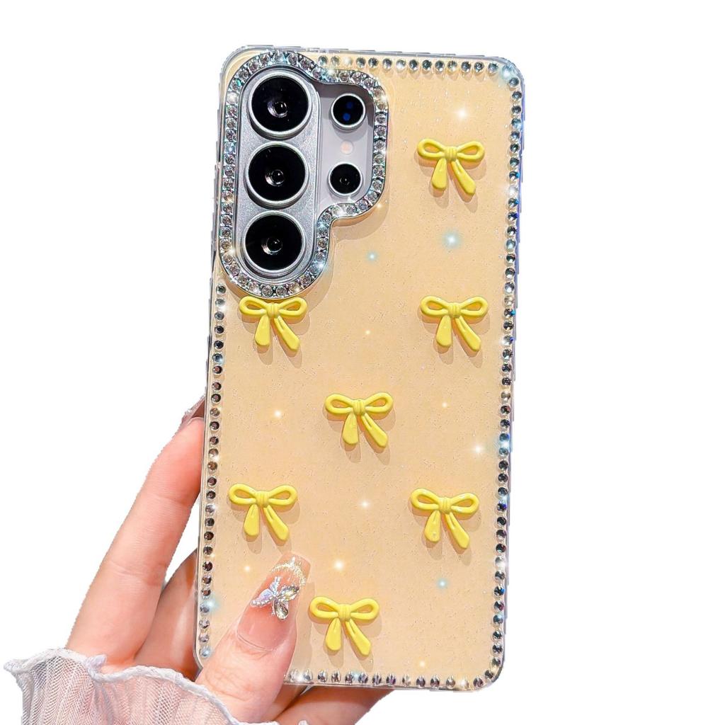 Samsung S11Ultra Flash Diamond Mobile Phone Case A11 A11 A11 Color Bow S11 Protective Case