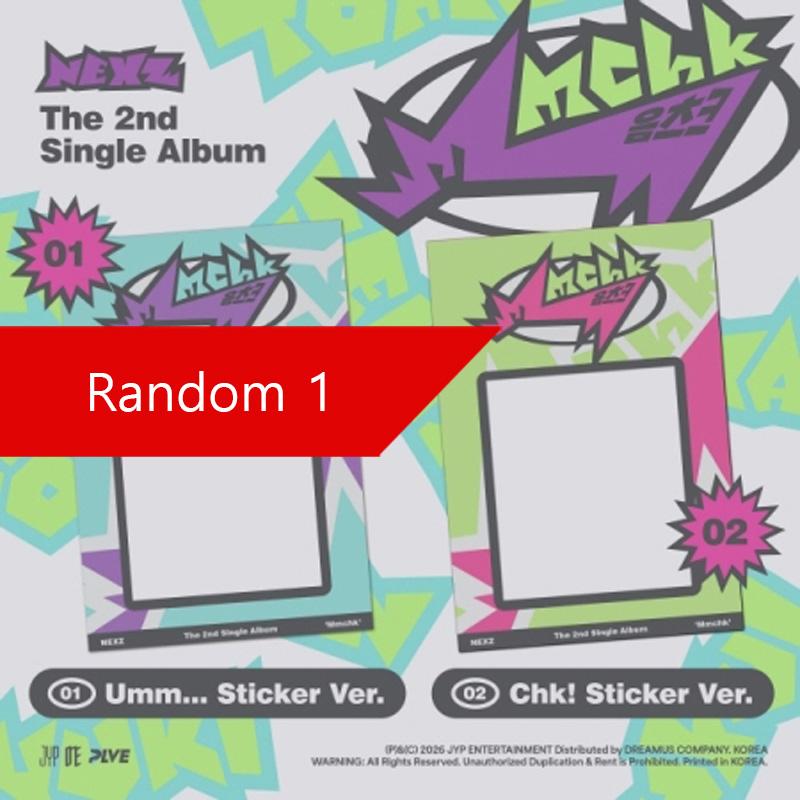 [ПРЕДЗАКАЗ] NEXZ – Второй сингл-альбом Mmchk Sticker Ver. Random 1pcs