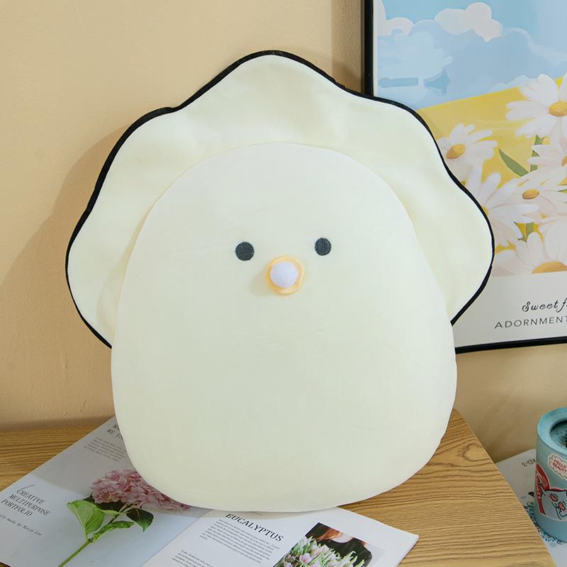 New Realistic Oyster Baby Plush Toy Cute Clam Stuffed Pillow Soothing Comfort Doll for Kids Girls Soft Cozy Essential