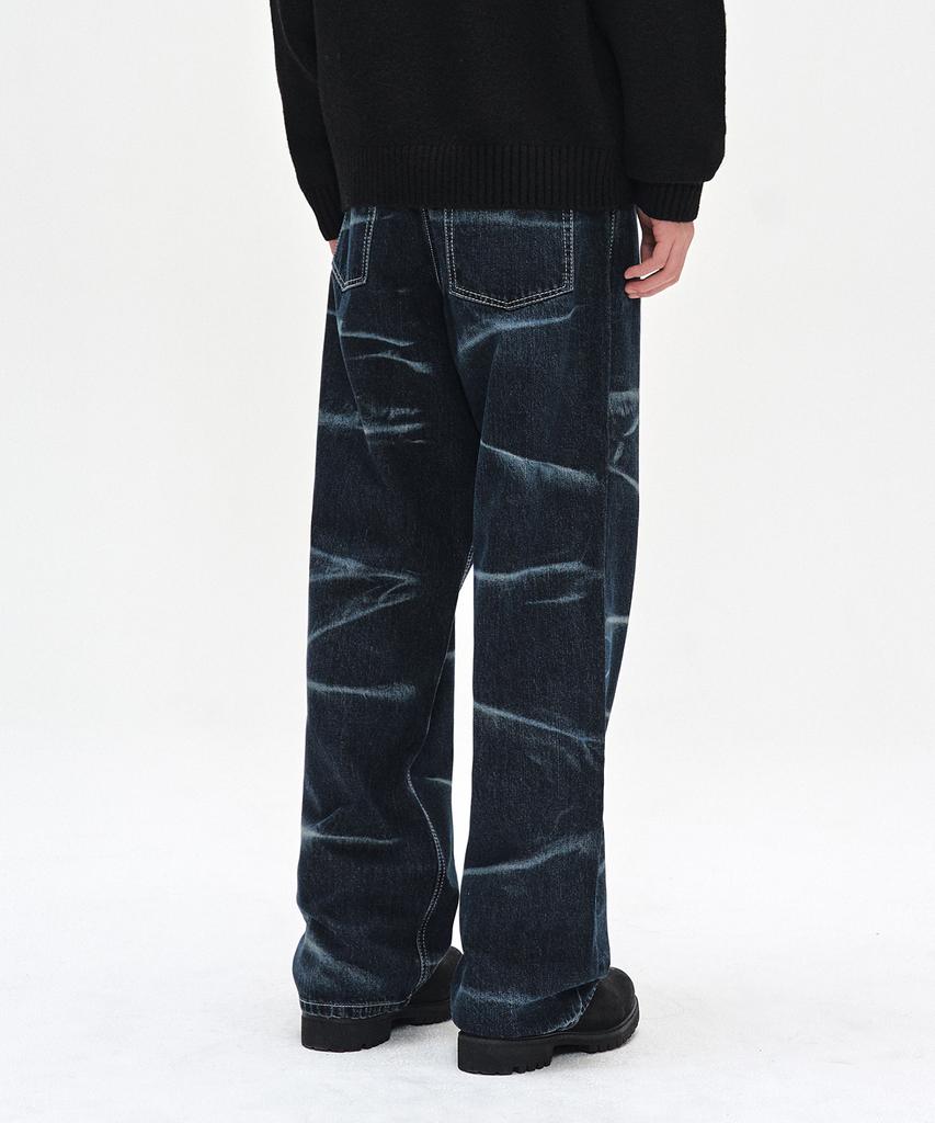 DECET Vine Bleach Wide Jeans Dcpt045Dblue