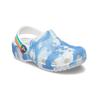 Crocs Sports Sandals White Blue Tie Dye Kids' 206818-100