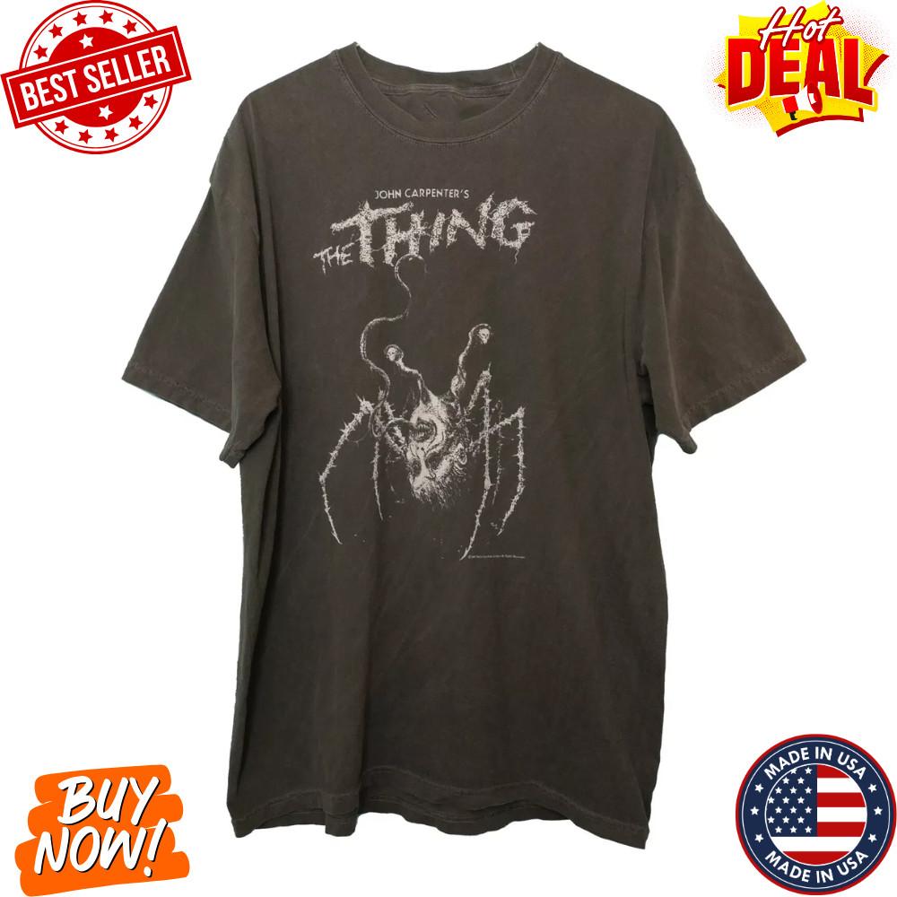 Fan Made The Thing 1982 Horror Movie Inspired T Shirt  Fast Ship Unisex T-Shirt XXXXL