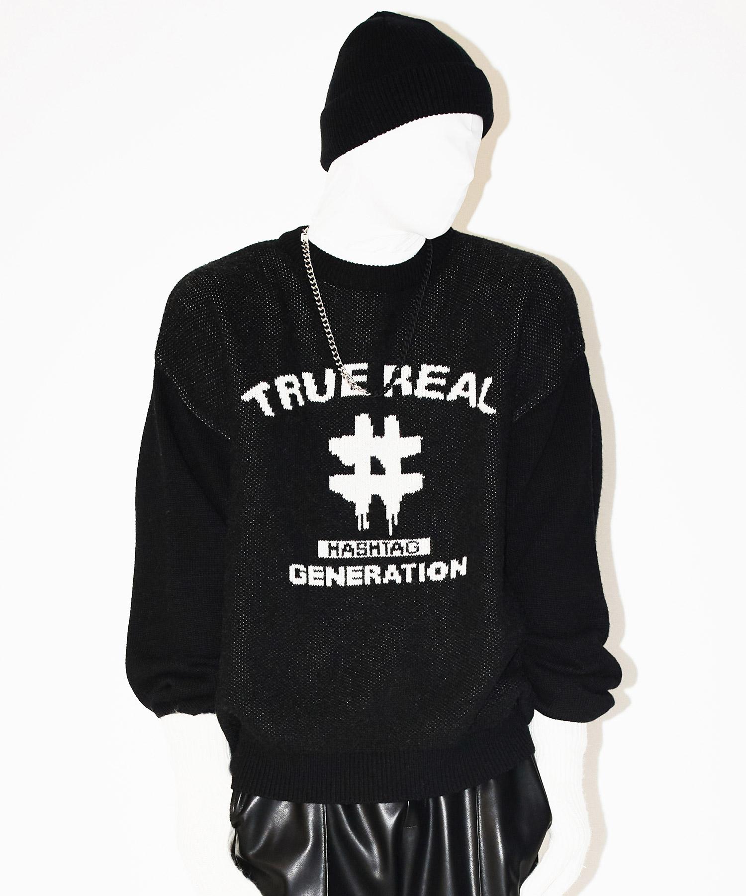 Vintril Original Drippy Comfort Fit Knit (Black) Xl