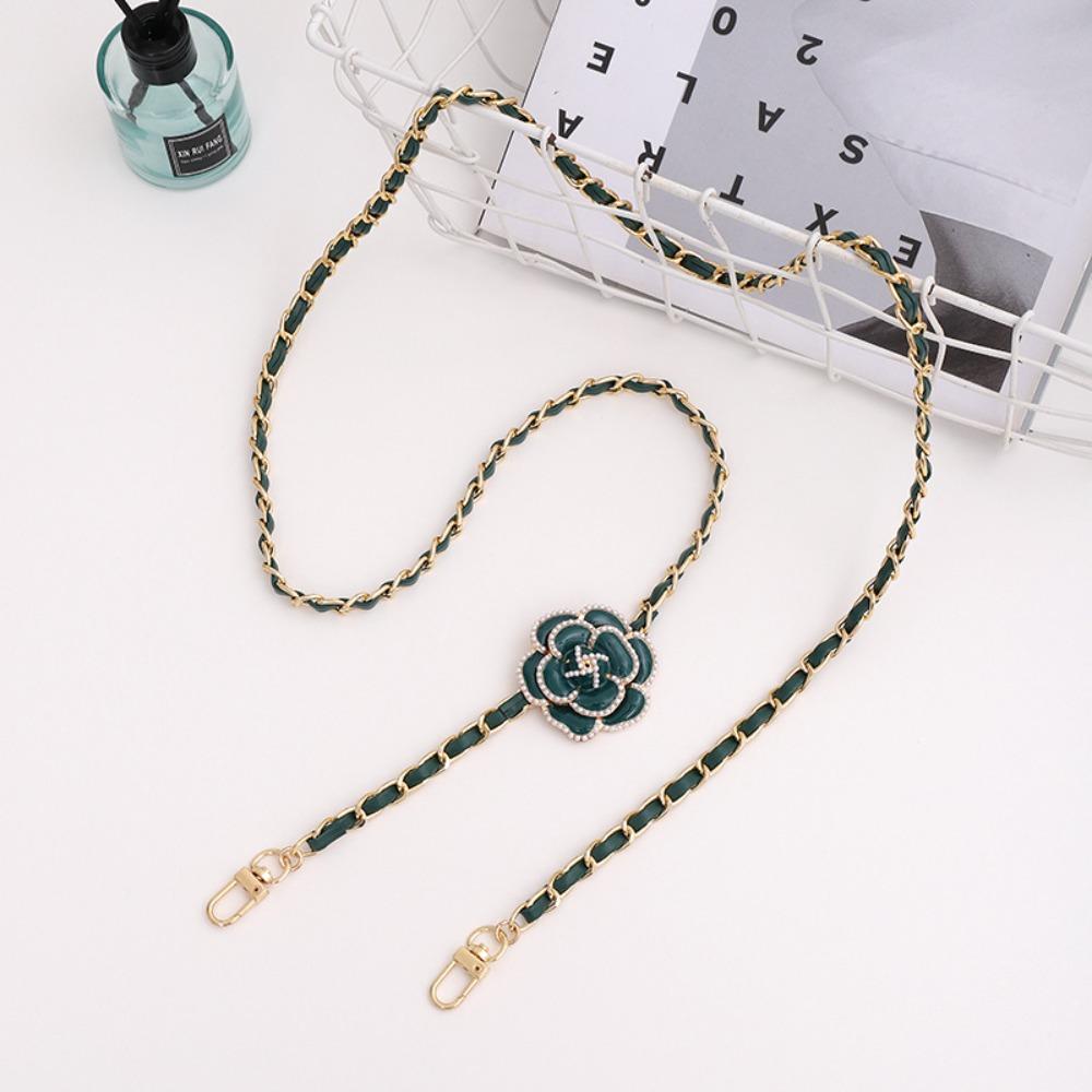 Camellia Phone Case Hanging Diagonal Phone Neck Straps Bag Chain Crossbody Phone Chain Bag Pendant