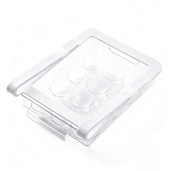 Refrigerator Storage Box Hangable Drawer Design Healthy Food Preservation Box Eggs Vegetables Fruits Storage Holder