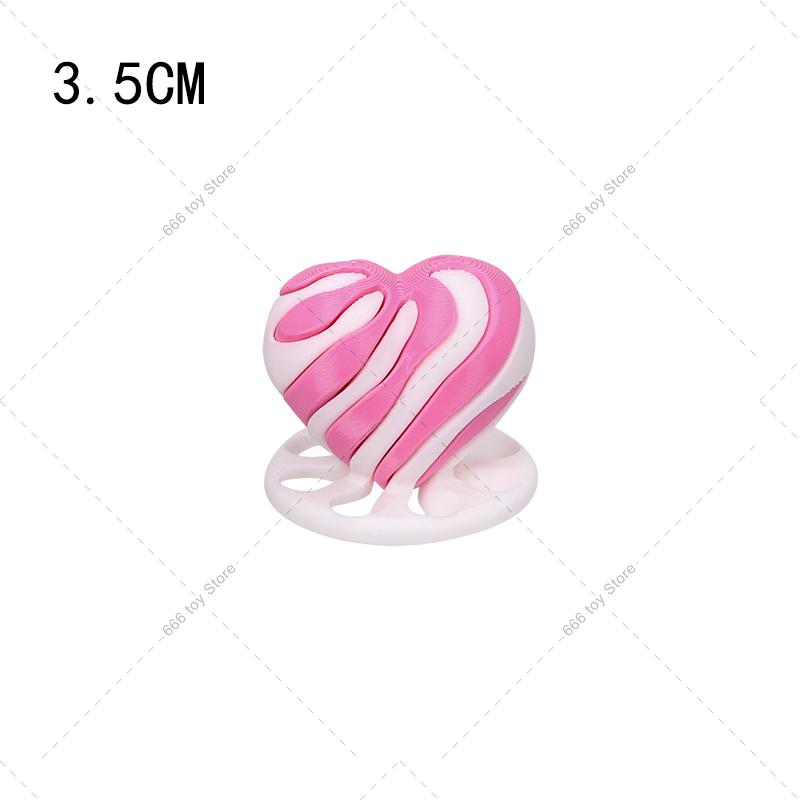 31 Stil 3D-gedruckter Spiral-Kegel Rakete Geist Herz Durchgang Fidget Spielzeug Unmögliche Pyramide Stressabbau Spielzeug Schreibtisch Dekoration