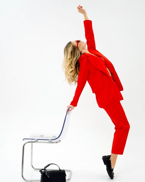 Black Patent Shoes with ISSA Plus Chains