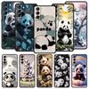 Baby Panda Phone Case Cover for Samsung Galaxy S26 S25 S24 S23 S22 S20 S21 FE Ultra S25 Edge Plus 5G Soft TPU Shell Fundas Capas