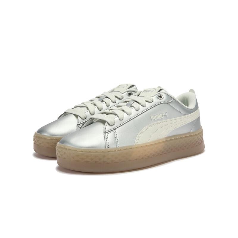 Puma Tênis Metálicos Plataforma Smash Feminino