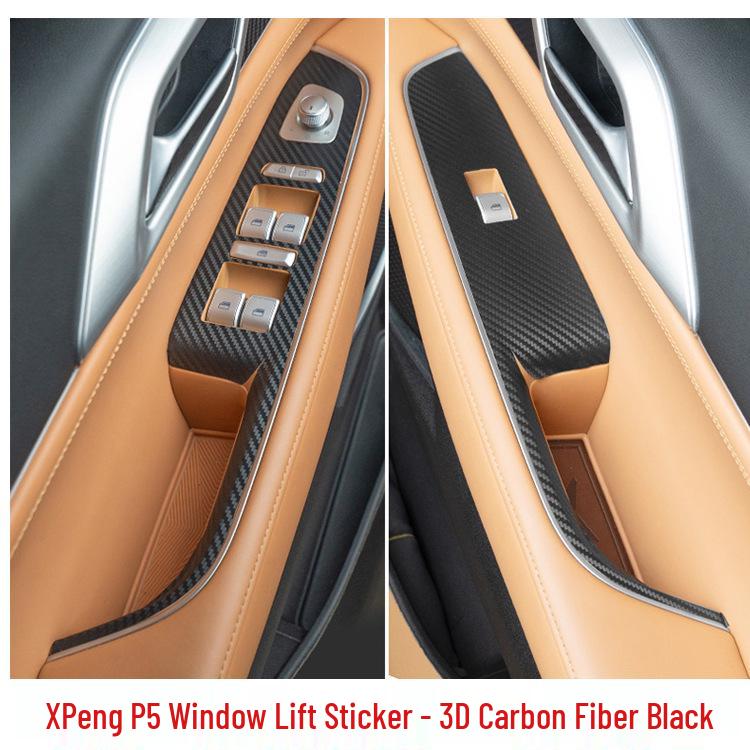 

Наклейка для декора интерьера панели переключения передач из углеволокна и стеклоподъемников XPeng P5.