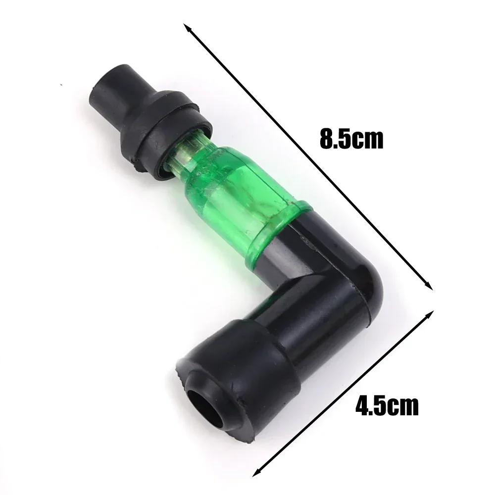 Flash Spark Plug Cap Motorcycle Modification Accessories Elbow Motorcycle Ignition Spark Plug Cap Universal High Pressure Cover