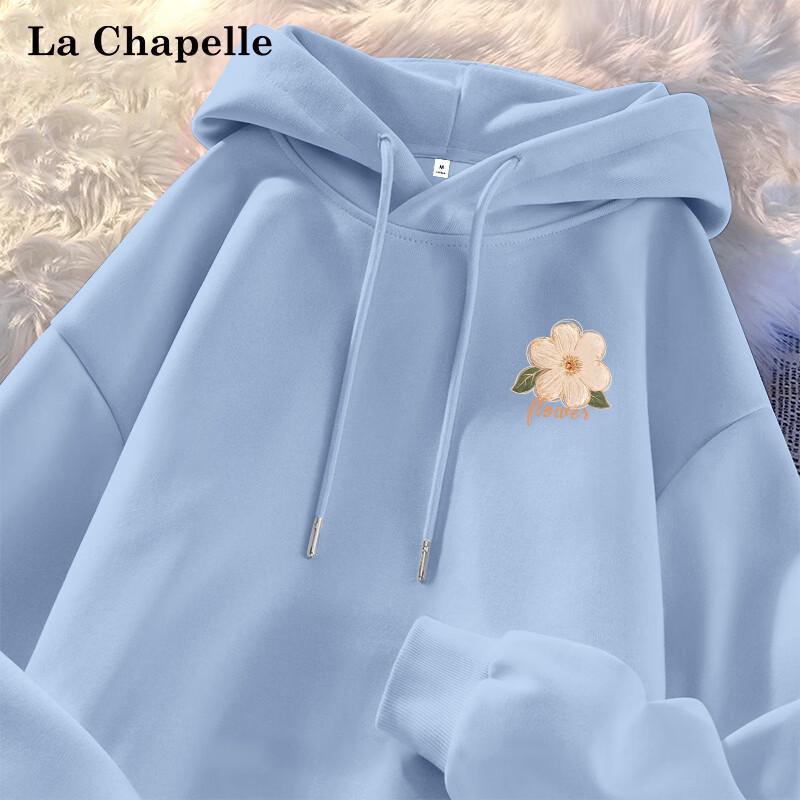 Женская толстовка с капюшоном La Chapelle с цветочным принтом XL