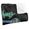 Rick And Morty Silky Space Supersoft Blanket