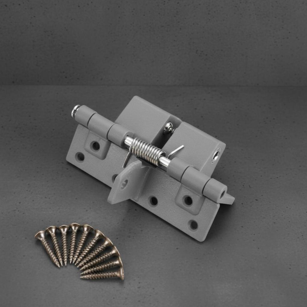 Hidden Door Coil Hinge Positioning Stop Self-Closing Door Hinge Easy to Install High-Temperature-Resistant