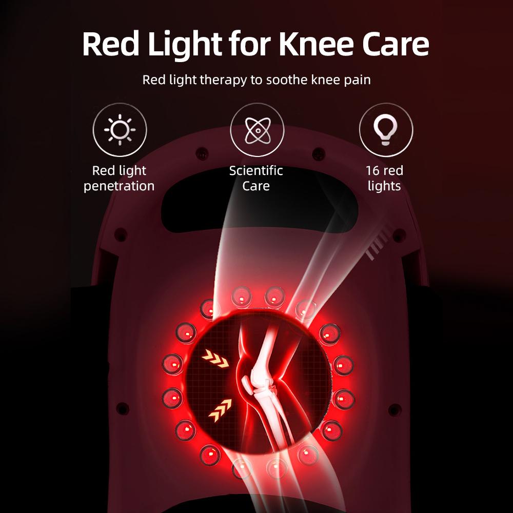 Wireless Knee Joint Massager With Airbag Compression Cycle Massager With Infrared Heating And Vibration For Relieve Knee Joint