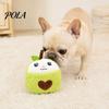 Plush Squeaky Dog Toy Toy, Sound Stuffed Puppy Cartoon Fruit Shape, Pet Durable Chew-Resistant Soft for Dogs Stress Relief Interactive Play