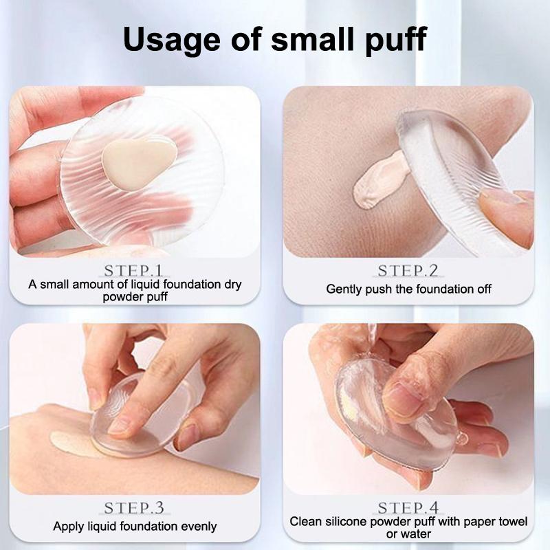 Soft Silicone Water Drop Shape Powder Puff Sponge For Cosmetic Face Foundation Bb Cream No Powder Eating Powder Makeup Tool