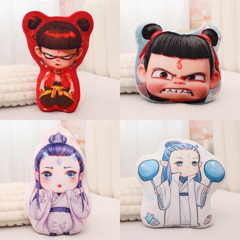 Adorable Creative Nezha Plush Pillow For Home Decor With Unique Anime Design