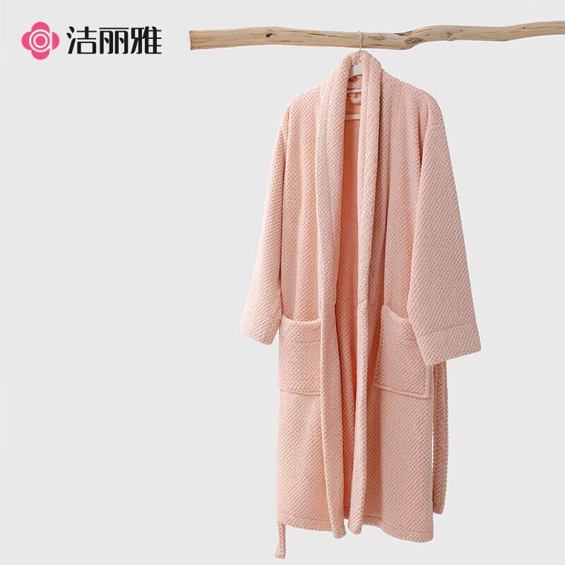 Grace Absorbent Coral Fleece Bathrobe One Size