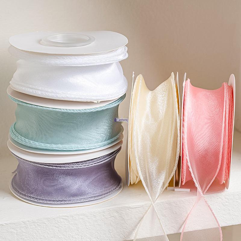 Elegant Fishtail Silk Ribbon for Cake and Bouquet Decoration
