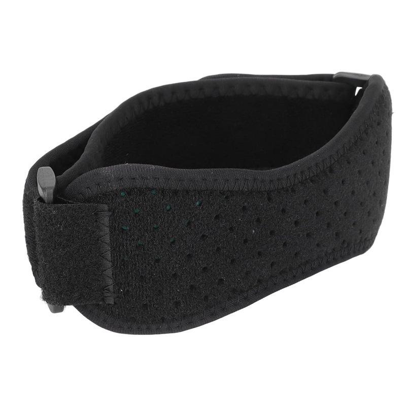 

Sports Silicone Pressurized Patella with Knee Pads Sports Running Shock Absorption Fitness Meniscus Patella Joint Protection Knee Pads One size, one pack. чёрный