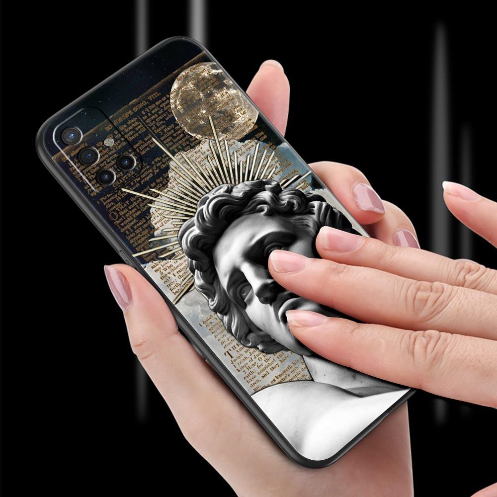 Fashion Ancient Greek Statues Phone Case For Oneplus 13R 13 12R 11 10T 10R Nord N100 N200 N10 10 9 9R 9RT CE 3 2 Z Pro Soft TPU