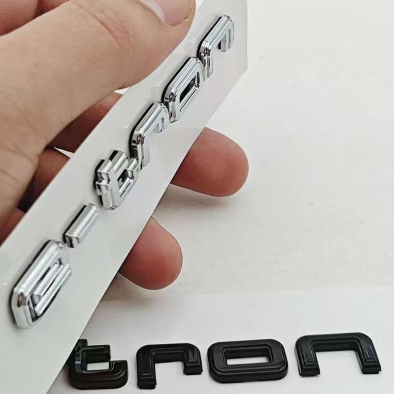 Nové 3D ABS Chromové Auto Písmena Logo e-tron Kufr Znak Odznak Samolepka Pro Audi 30 40 50 55 e-tron Q4 Q6 Q8 Quattro Příslušenství