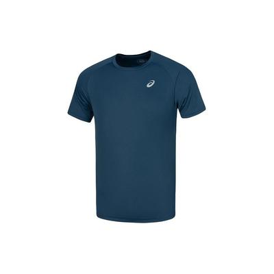 Logo Print Reflektierend Mode Rundhals Pullover Bequem Laufen Freizeit Sport Maritim Atmungsaktiv Kurzarm T-Shirt 2011D046-401