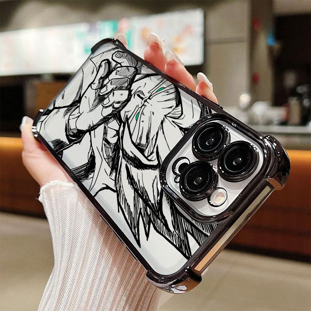 Cool Vegeta Goku Dragons Balls Art Phone Case for iPhone 11 13 15 16 17 Pro Max 14 Plus 17Air 16E 13 Pro 12 Mini 11 Clear Cover