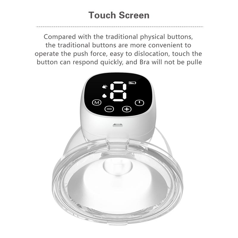 All-in-one Wireless Portable Electric Breast Pump with Strong Suction and Fully Automatic Milking Machine