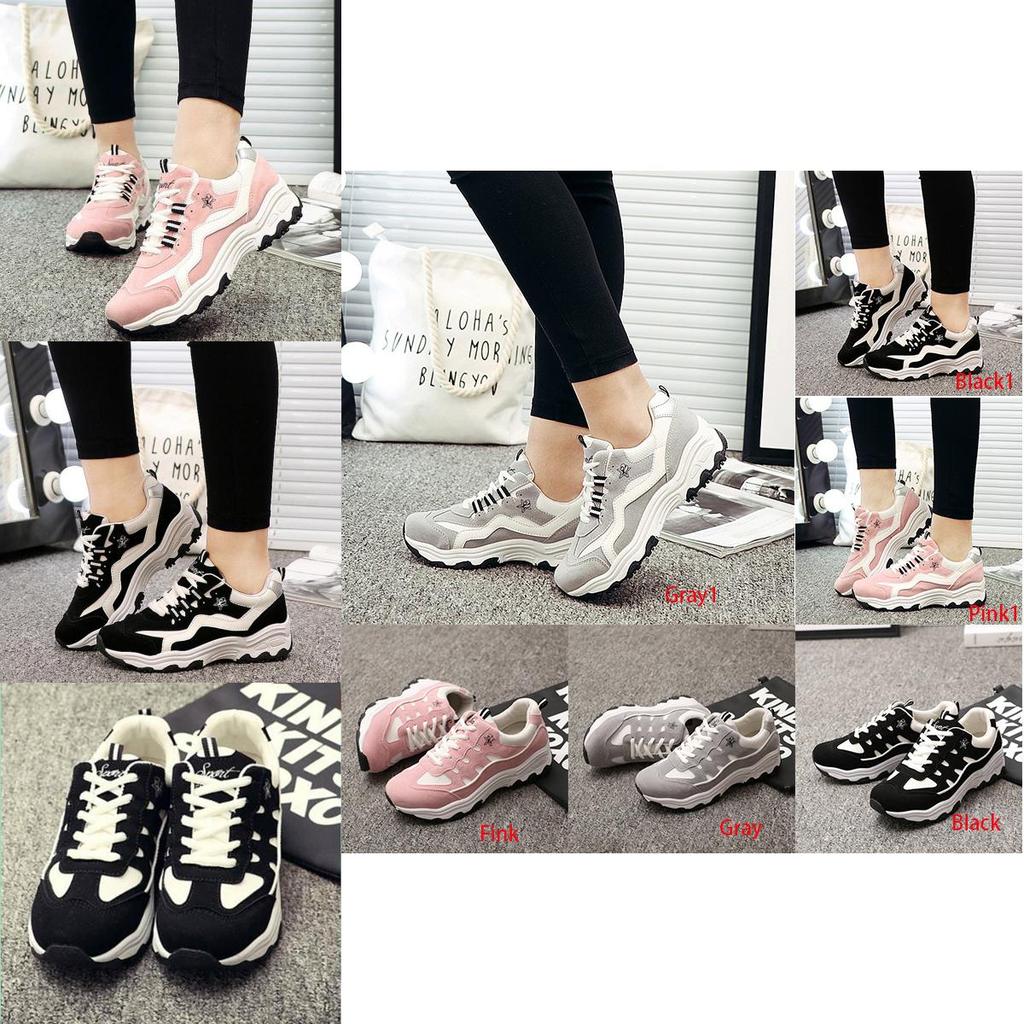 Elegant Women Fashion Sports Casual Running Shoes With Breathable Air Mesh Design