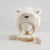 Thick Moving Ear Earflap Hat Squeaky Design Plush Winter Hat Fun Cartoon Animal Hat  Aged 4-7 Years