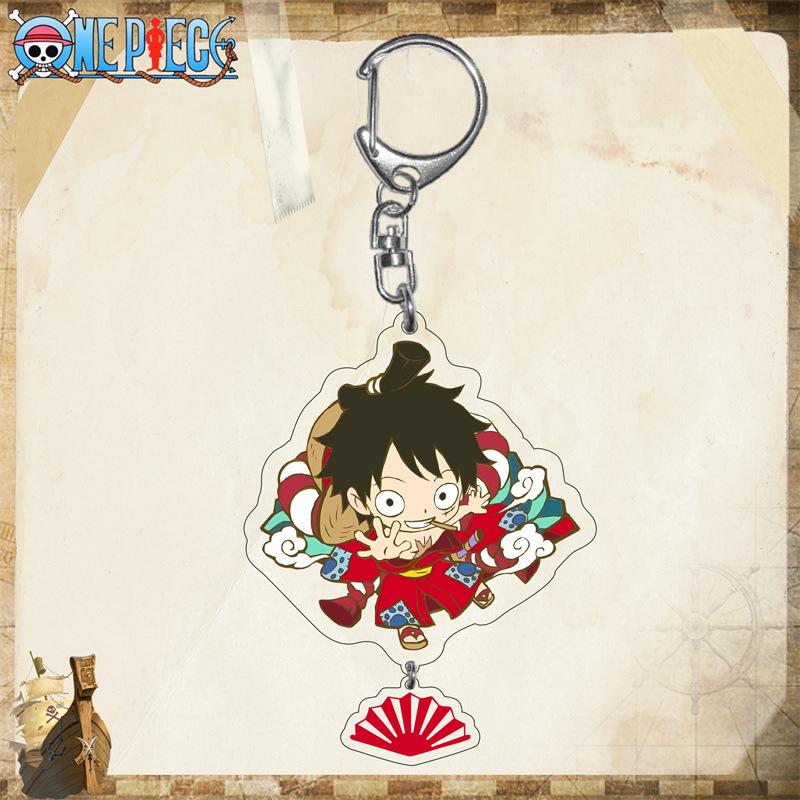 One Piece Luffy Acrylic Keychain - Chopper, Zoro, Anime/Manga, 2D Acrylic Keychain/Cartoon Keychain Gift