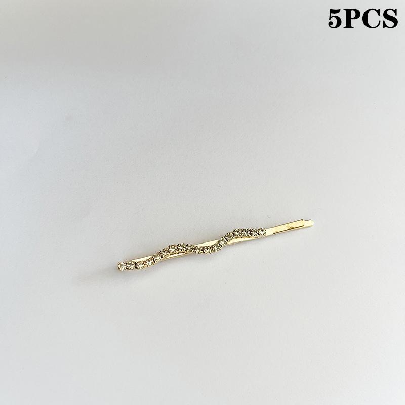 5Pcs Cross  Hairpins  X Hair Clips Barrettes Simple Side Clip Bridal Headwear Girl  Hair Accessories