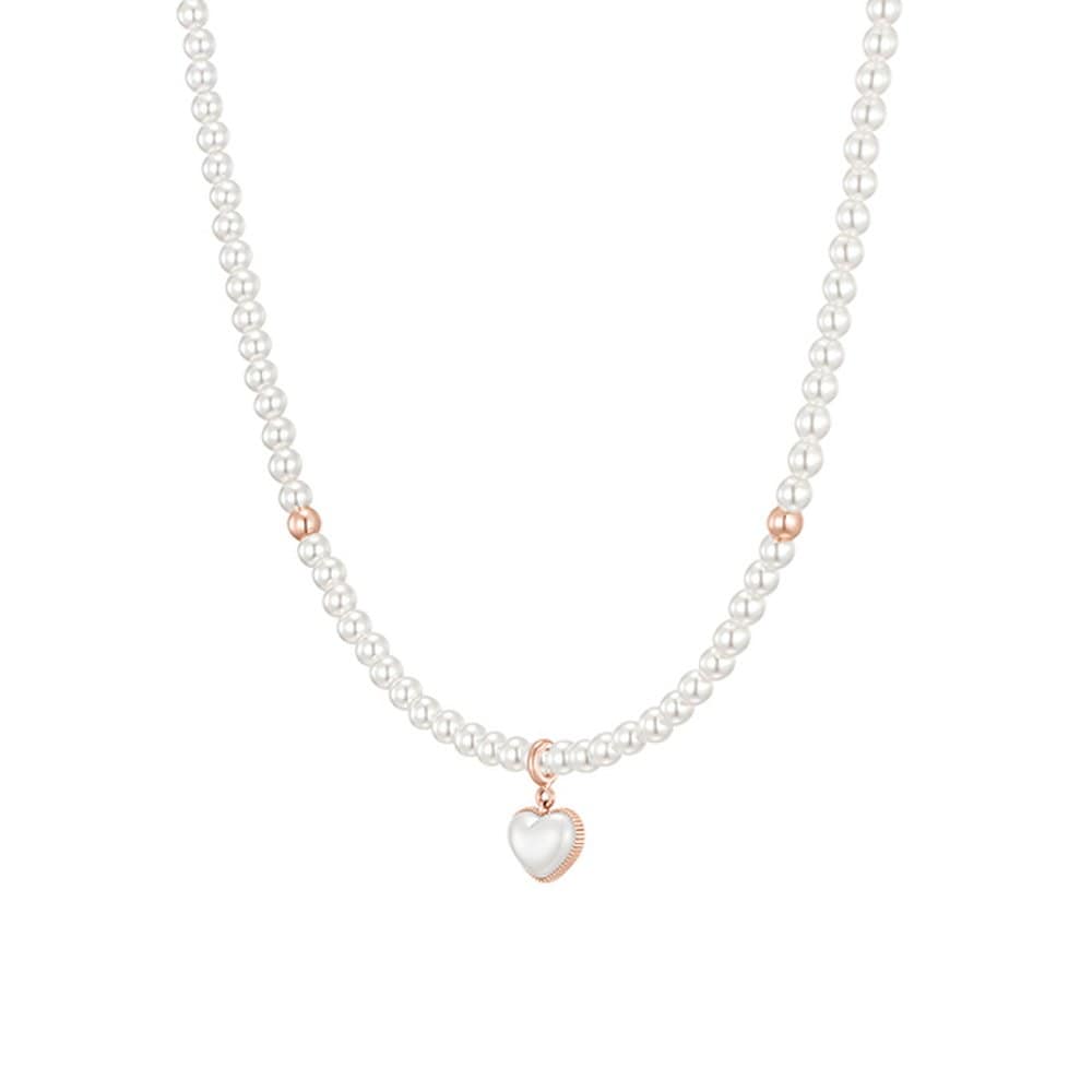 [IU Pick] Mariel Pearl Bead Necklace + Pendant Set (Set-J0-0903)