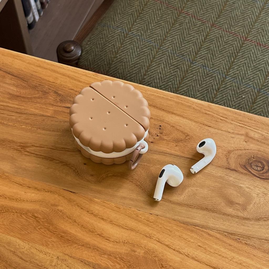 Cookies sandwich biscuits AirPods Pro Apple Bluetooth headset case 1/1/1/1st generation cartoon case