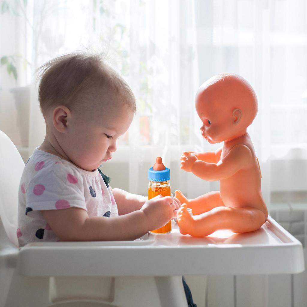 Baby Doll Bottles Pretend Play Nursing Nipple Creative Pretend Play Disappearing Milk And Juice Bottles With Pacifiers Doll