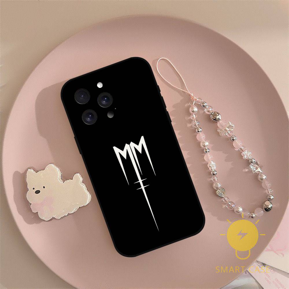 Singer M-Marilyn Manson Phone Case Phone Case For Iphone 17 16 15 11 13 14 Pro Max X Xr Xs Max 12mini Black Shell Cover Case