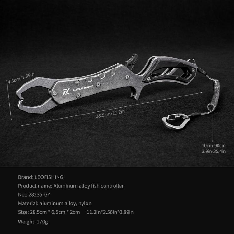 Fish Grabber with Lanyard for Cat Fish Lip Grabber Professional Fishing Tool