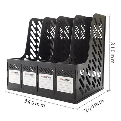 JINGRUIXIANG Schreibtisch-Aktenorganizer mit 4 Fächern