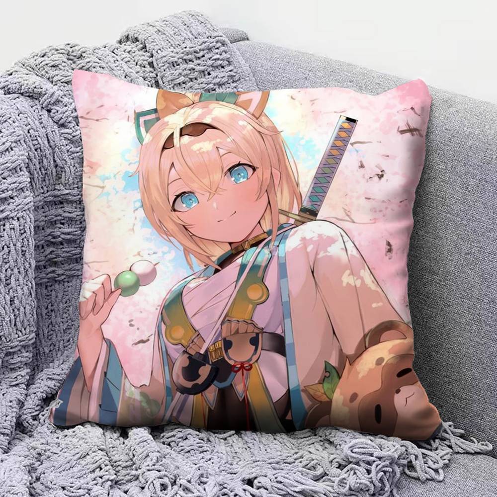 Kazama Iroha VVTuber Pillow Covers Home Sofa Cushion Covers and Aecorative Custom