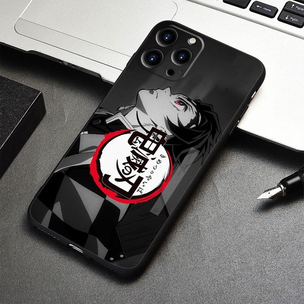 Offizieller Fall für iPhone 14 X 12 7 XS 13 Pro Max 8 Plus XR 11 5 6S SE2022 SE2 6 Mini SE Dämon Slayer Kimetsu No Yaiba
